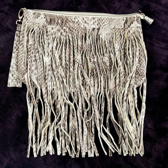 NWOT, Snakeskin Print Wristlet Purse - Picture 1 of 4